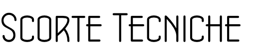 Scorte Tecniche
